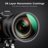 K&F CONCEPT KF01.1725 82mm ND2-ND32 Variable Fader ND Filter Lens with Lens Cap