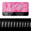 Scratch-free Ultra-thin Seamless Manicure Nail Plate, Shape: 10 Short Coffin