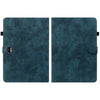For Honor Pad 9 12.1 Embossed Tiger Pattern Leather Tablet Case(Dark Blue)