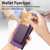 For Samsung Galaxy S25 Ultra 5G Retro Magsafe Card Bag PU Back Cover Phone Case(Purple)