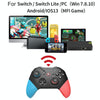 For Nintendo Switch / Switch Lite HS-SW531 Programmable Game Bluetooth Wireless Handle(Black)