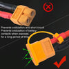 10pcs /Pack XT60 Lithium Battery Plug Protective Cover Plug Dustproof Anti-oxidation Insulation Cover(Red)