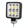 Car Square Work Light with 6 COB Lamp Beads