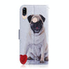Pug Pattern Coloured Drawing Horizontal Flip Leather Case for Asus Zenfone Max (M1) ZB555KL, with Holder & Card Slots & Wallet