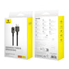 Baseus Unbreakable Series 2.4A USB to 8 Pin Fast Charging Data Cable, Length:1m(Black)