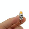 G4 1W Sapphire SMD LED Light Crystal Spotlight Bulb, Chandelier, Warm White Light, AC / DC 12-20V