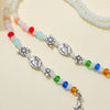Retro Color Beads Mixed Mask Anti-Lost Lanyard Hanging Glasses Chain