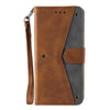 For Samsung Galaxy A36 Nail Skin Feel Stitching Calf Texture Leather Phone Case(Brown)