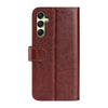 For Samsung Galaxy A16 R64 Texture Horizontal Flip Leather Phone Case(Brown)