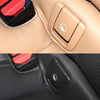 Child Seat Rear Row Seat Safety Belt Anchor Cover For volvo V90 / S90 / S60 / XC40 / XC60, Left-Drive(Black)