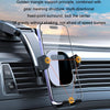 Car Suction Cup Dashboard Automatic Lock Mobile Phone Holder, Style: Orange Waterfall