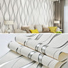 Simple 3D Water Ripple Non-woven Wallpaper Home Decoration Wall Sticker(White)