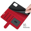 For Asus Zenfone 8 R64 Texture Single Horizontal Flip Protective Case with Holder & Card Slots & Wallet& Photo Frame(Red)