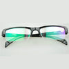 Women Men Half Frame Myopia Glasses HD AC Green Film Lens Myopia Eyeglasses(-4.00D)