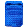 Outdoor Camping Foot-step Automatic Inflatable Cushion Portable TPU Inflatable Double Bed, Size: 195 x 119 x 16cm(Dark Blue)