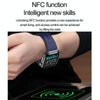 ET585 2.04 inch Silicone Strap IP68 Waterproof Smart Watch, Support ECG / Blood Composition Measurement(Blue)