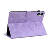 For Xiaomi Redmi Pad Pro 12.1 Lily Embossed Leather Tablet Case(Purple)