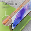For Samsung Galaxy A55 5G Frosted Translucent TPU Hybrid PC Full Coverage Phone Case(Orange)