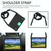 For Samsung Galaxy Tab S8 / Tab S7 Honeycomb Design EVA + PC Tablet Case with Strap(Black+Mint Green)