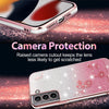 For Samsung Galaxy S21 5G Gradient Glitter Flower All-inclusive Phone Case(Pink)