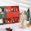 6pcs /Pack Christmas Mixing Spoon Fruit Fork With Pendant Flatware, Style: Fork