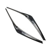 Car Headlight Eyebrow Decoration Sticker for Toyota Camry 2018+ (Carbon Fiber Black)