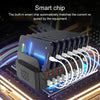 YFY-A55 150W 16 x USB Ports Smart Charging Station with Phone & Tablet Stand, EU Plug
