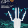 M-95B 300M Repeater WiFi Booster Wireless Signal Expansion Amplifier(Black - EU Plug)