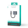 JOYROOM SY-L02 Transsion Series 2 in 1 8 Pin to Dual 8 Pin Audio Adapter(Black)