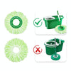 For Libman Tornado Spin Mop Microfiber Mop Pad Replacement Parts(White)