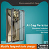 For Samsung Galaxy S25 Ultra 5G imak Shockproof Airbag TPU Phone Case(Transparent Black)