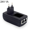 24V 1A Router AP Wireless POE / LAD Power Adapter(EU Plug)