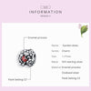 S925 Sterling Silver Garden Elves Ladybug Beads DIY Bracelet Necklace Accessories