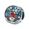 S925 Sterling Silver Clown Snowman Beads DIY Bracelet Necklace Accessories