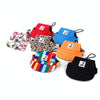 Dog Baseball Cap, Adjustable, Floral, Size S (22-34cm)