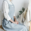 Cotton Simple Home Woman Apron(Light Blue)