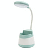 USB Charging LED Desk Light Eye Protection Lamp with Pen Holder and Phone Holder(CS276-1 Green)