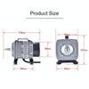 35W Aquarium Air Pump 65L/min - Quiet Fish Tank Oxygenator US Plug