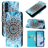 For Samsung Galaxy A26 5G Colored Drawing Pattern Plain Weave Leather Phone Case(Undersea Mandala)