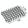 12pcs / Box Anti-Cats Barbed Spike Net Mat Sofas Gate Garden Cats Repellent Tool, Style: Without Screw(Black)