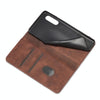 For Sharp Aquos Sense 3 Magnetic Dual-fold Leather Phone Case(Coffee)