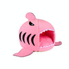 Shark Pet Bed, Small, Pink, 42cm, Cosy, Washable Cushion