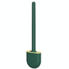 Soft Rubber Toilet Brush Clamp No Dead Space Cleaning Brush, Size: Leakage(Midnight Green)