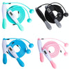 Sport Electronic Counting Wire Skipping Rope, Style: Cordless Ball+Wired Wire Rope (Blue)