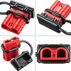 CP-0242-03 50A 600V Towing Winch Quick Connect Systems Wire Harness Plug with Dust Cover
