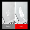 7pcs / Set Car Feather Scratch Decal 3D Reflective Bumper Stickers(Silver White)