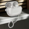 For Apple Beats Studio Buds / Buds+ Headphones Shape Clear Electroplated Acrylic Headset Protective Case(White)