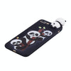 For iPhone 7 Plus / 8 Plus Shockproof Cartoon TPU Protective Case(Three Pandas)