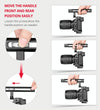 YELANGU C15-B YLG0711A-A Video Camera Cage Stabilizer with Handle for Nikon Z6 / Z7(Black)