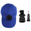 PULUZ Baseball Hat with J-Hook Buckle Mount & Screw for GoPro, DJI OSMO Action and Other Action Cameras(Blue)